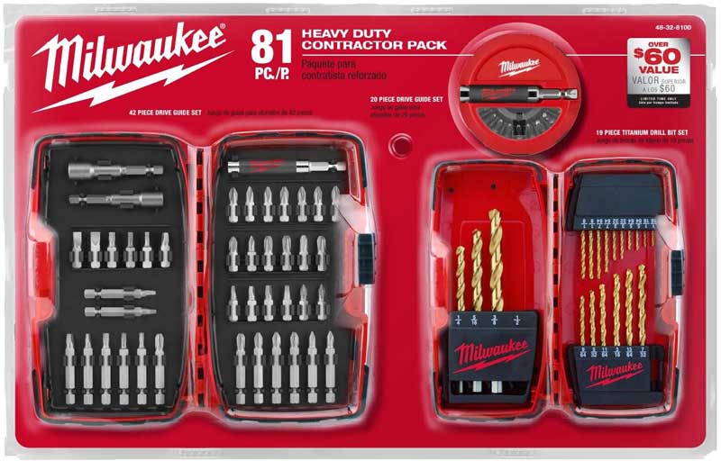 Milwaukee 81pc Heavy Duty Contractor Pack