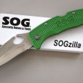 SOG GSP-21 Green Handle SOGzilla Knife Review