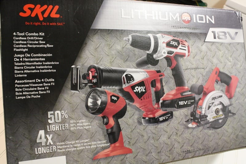 SKIL 2895LI-20 18V Lithium Ion Cordless 4-Tool Combo Kit Review