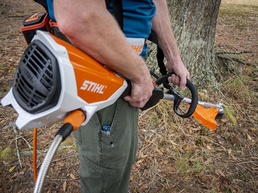 stihl trimmer battery review