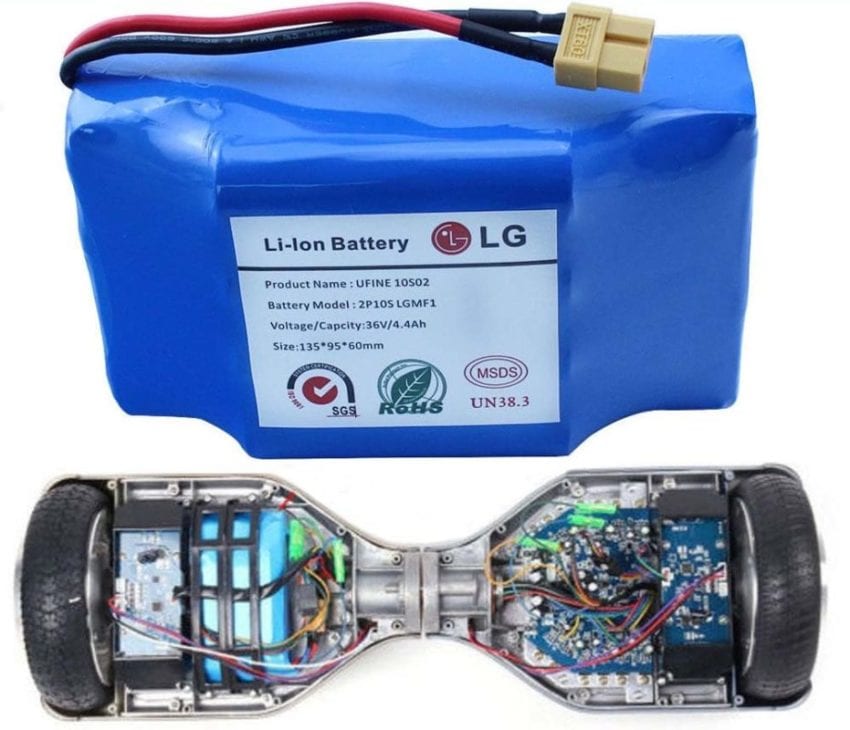 (Livraison en 5-7 jours)36V 4.4ah 10S2P Batterie li-ION Rechargeable au  Lithium-ION pour monocycle électrique Auto-équilibré Scooter Hoverboard