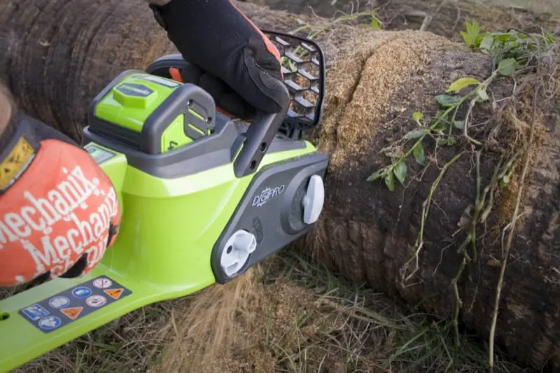 Greenworks 40v cordless chainsaw sales