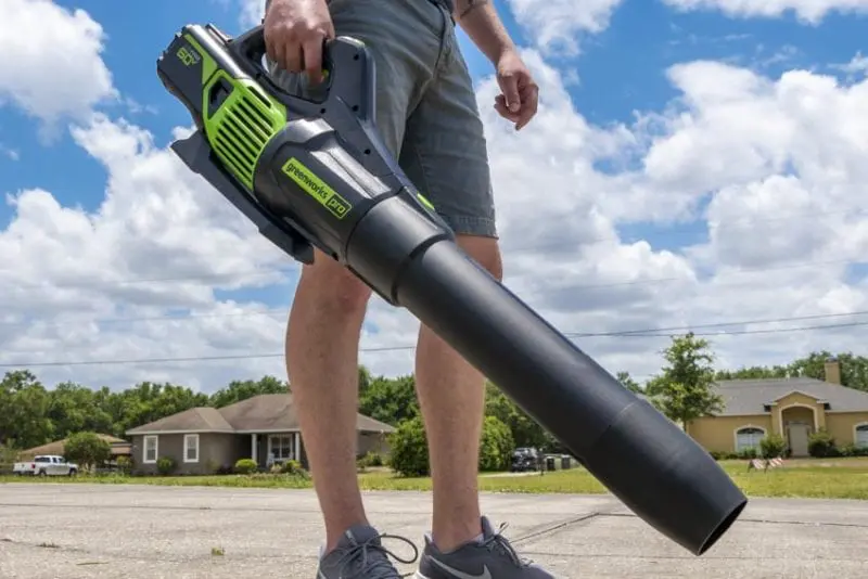 Greenworks pro leaf blower 60v sales