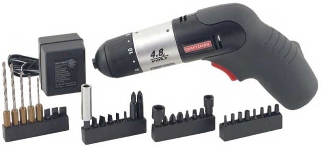 Craftsman 4.8 Volt Cordless Screwdriver kit