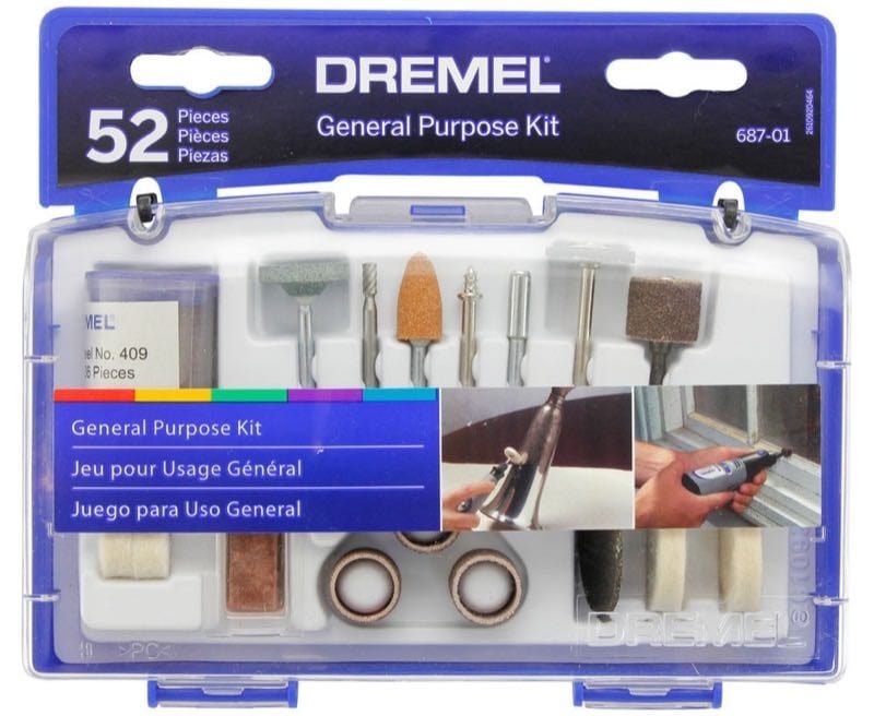 Dremel 687-01 52-Piece All-Purpose Rotary Tool Accessory Kit for Carving  Sanding Grinding Cutting Dremel Tool Accessory - AliExpress