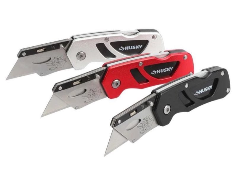 Husky Utility Knife Multi-Color 5pk Set