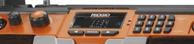 Ridgid R8408 Radio controls