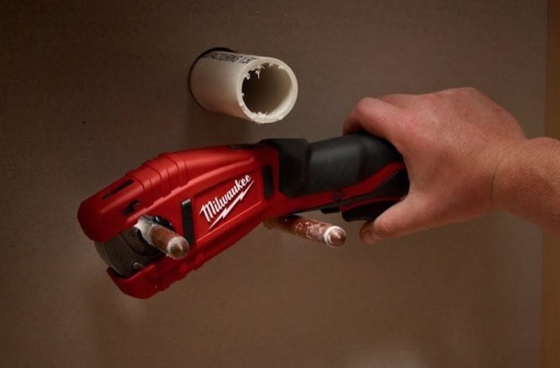 Milwaukee M12 cordless copper tubing cutter