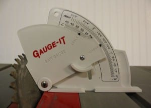 Gauge-It table saw gauge bevel