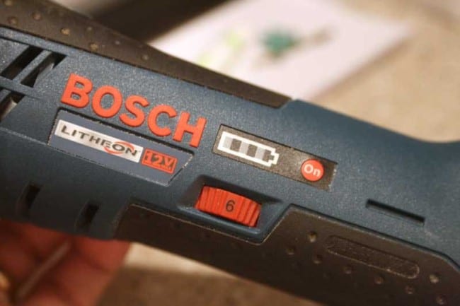 Bosch PS50-2A Multi-X battery indicator