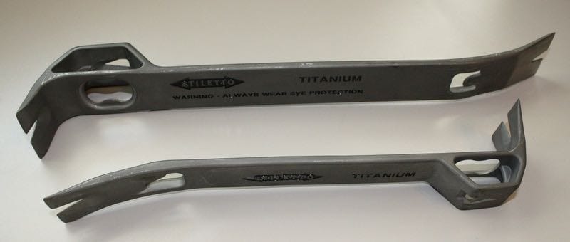 stiletto titanium flat bars