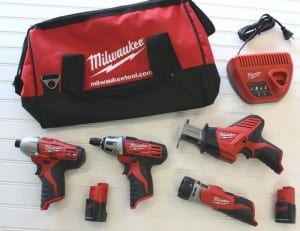 Milwaukee M12 Cordless 4-tool Combo Kit