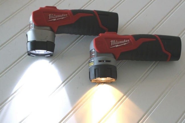 Milwaukee M12 LED lights compared