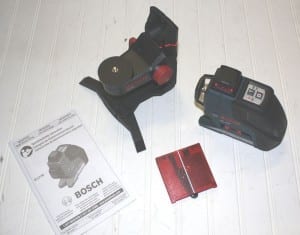 Bosch GLL2-80 laser level kit