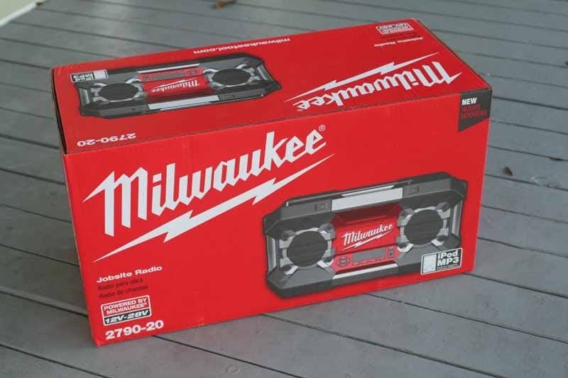 Milwaukee 2790-20 M18 jobsite radio box