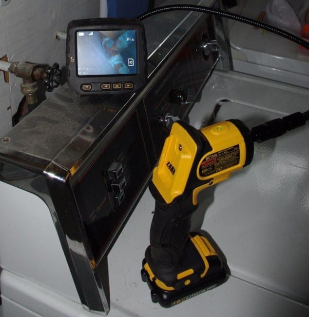 DeWalt DCT410S1 inspection camera washer