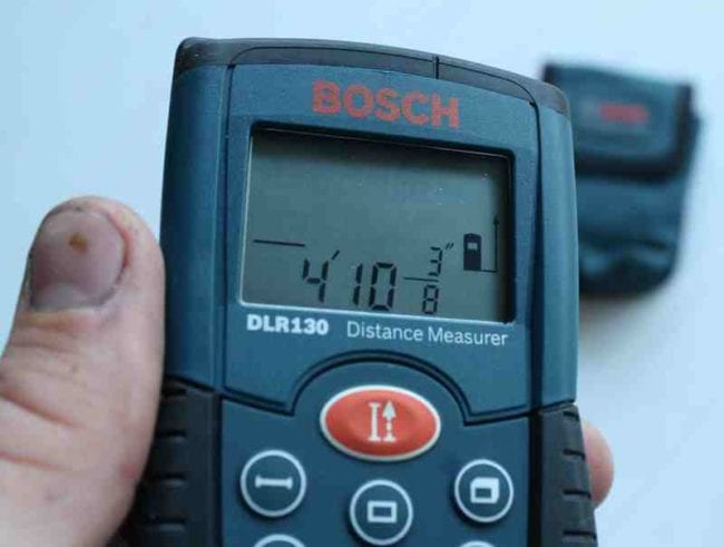 Bosch DLR130K Laser Distance Measurer application