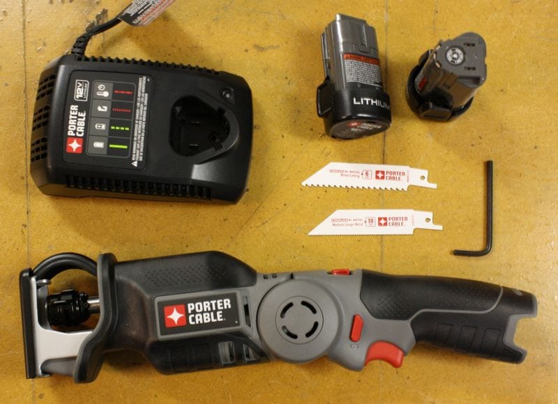 Porter Cable PCL120CRC2 12V Pivoting Reciprocating Saw Review