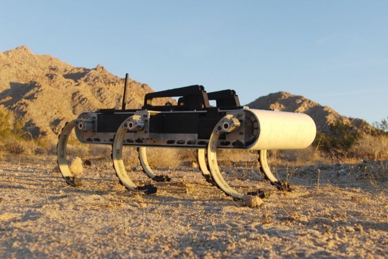 X-RHex Hexapedal Robot desert