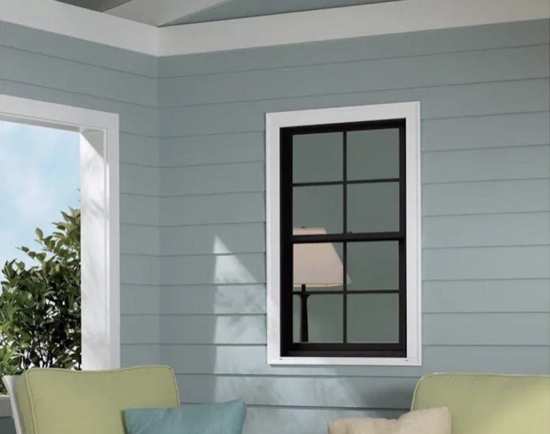 painted Jeld-Wen aluminum window