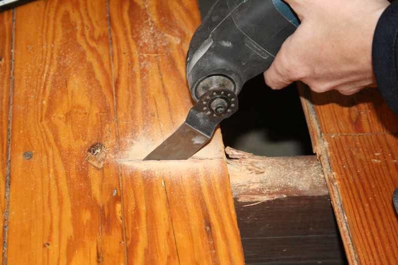 How to Repair and Replace 0.75-inch Wood Flooring process -4