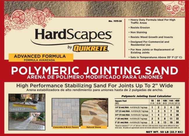 Quikrete Polymeric Jointing Sand