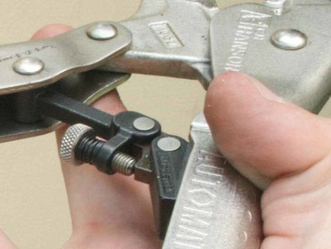 C.H. Hanson Automatic Locking Pliers - adjusting the tension