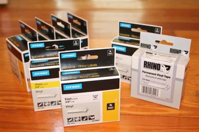 Dymo Rhino 5200 Label Printer labels