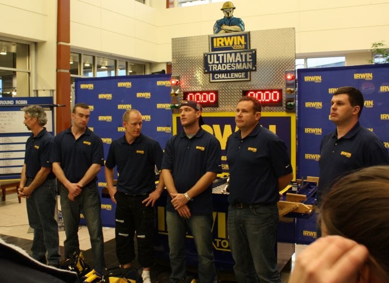 Irwin Tools Ultimate Tradesman Challenge finalists