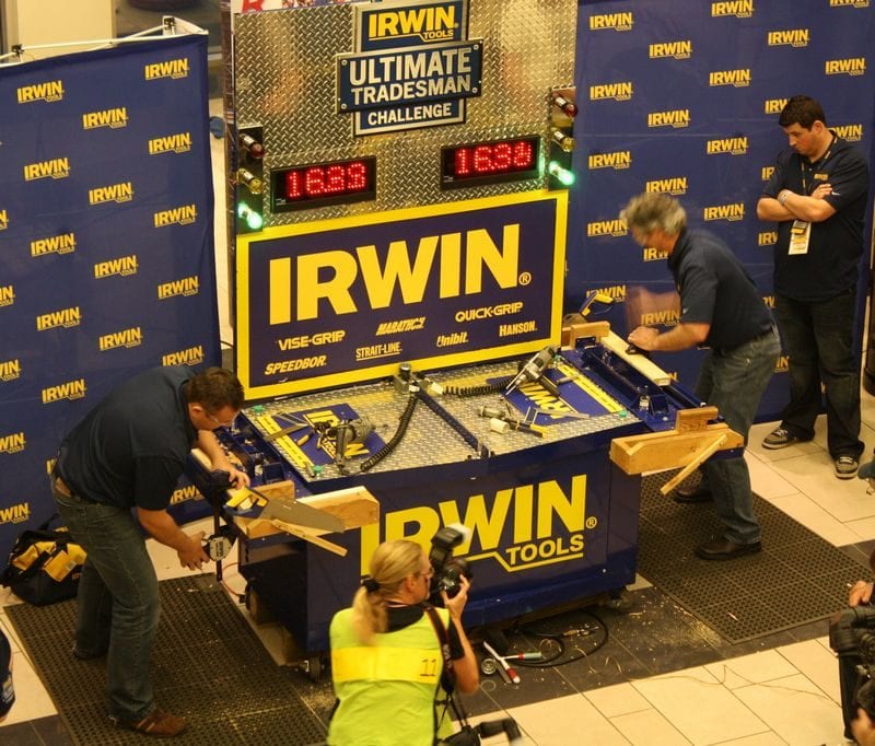 Irwin Tools event - game time