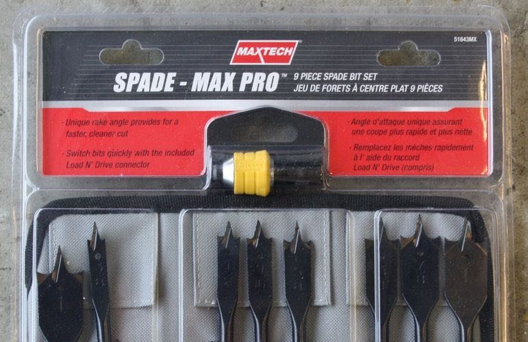 Maxtech 50204MX Spade-Max Pro Spade Bit Set