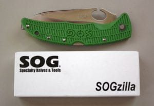SOG GSP-21 Green Handle SOGzilla Knife