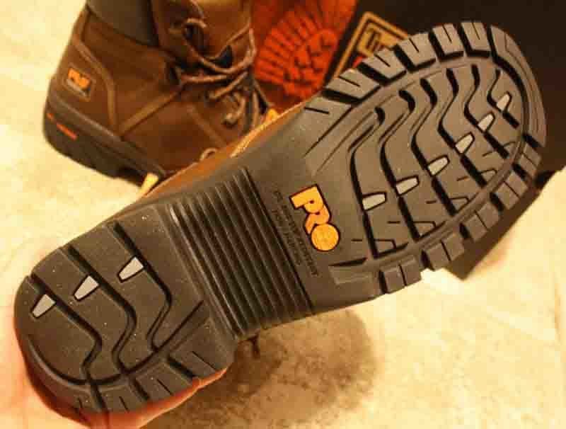 Timberland PRO Helix Waterproof Safety Toe Work Boots - outsole