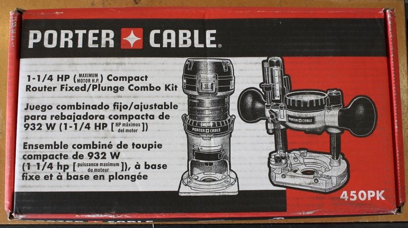 Porter-Cable 450PK 1.25 HP Compact Router Combo Kit