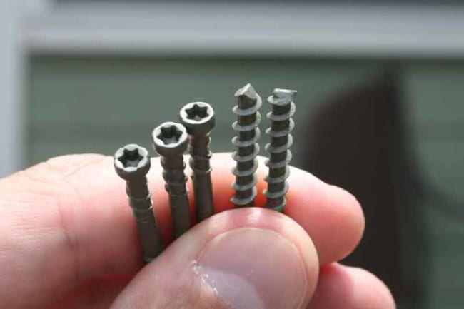 CAMO Marksman Pro Hidden Deck Fastener System - screws