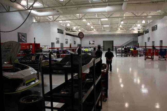 Hendrick Motorsports assembly shop