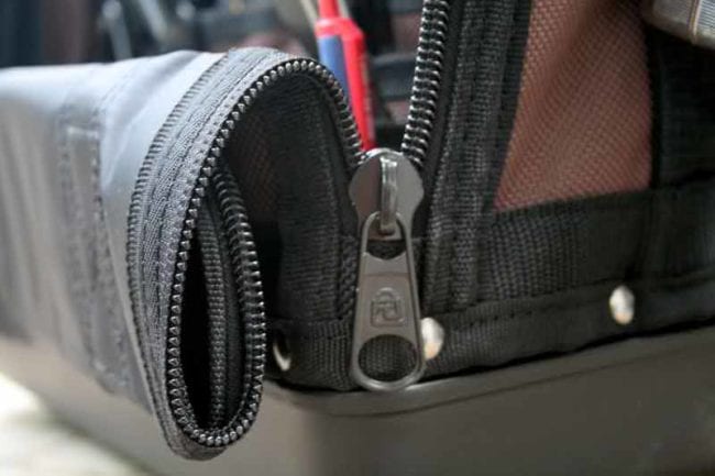 Veto Pro Pac Model LC Tool Bag - zippers