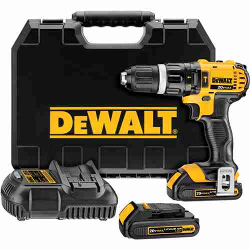 DeWalt DCD785C2 20V MAX Lithium-Ion Compact Hammer Drill Kit
