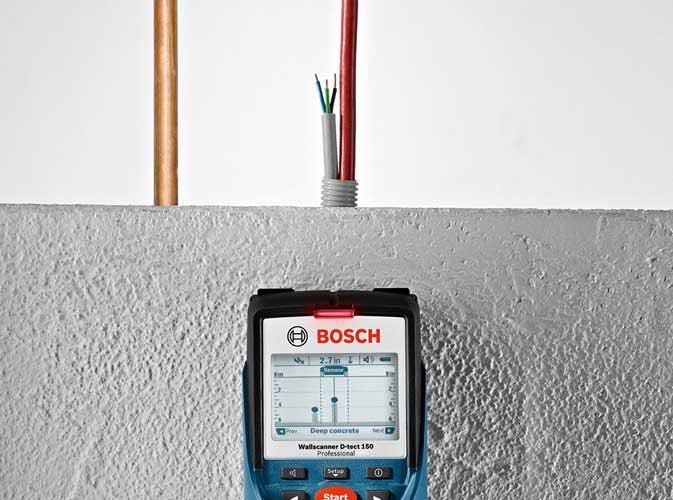 Bosch D-Tect 150 Wallscanner plumbing