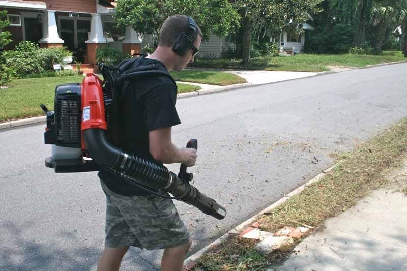 ECHO PB-770T backpack blower sidewalk