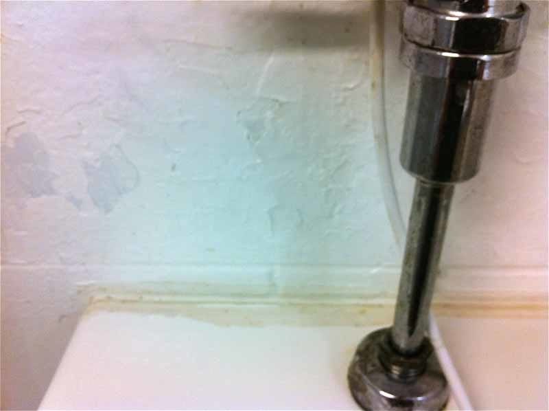 crooked urinal