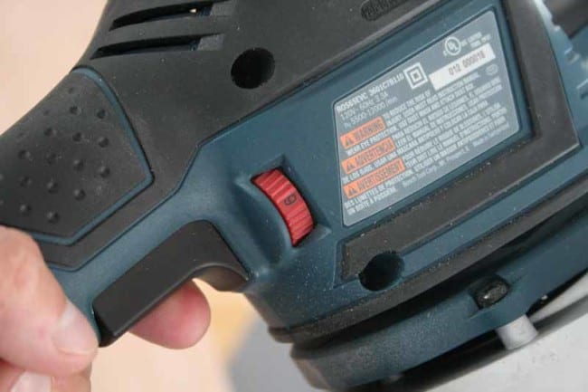 Bosch ROS65VC Sander speed control