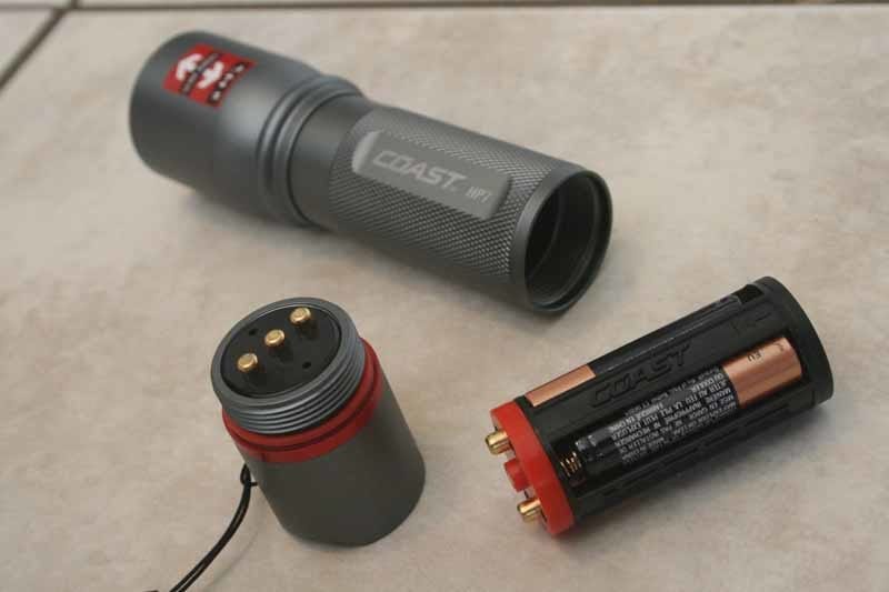Coast HP7 LED Flashlight battery