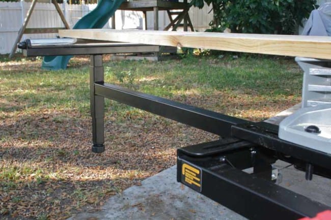 DeWalt DWX726 Rolling Miter Saw Stand extension