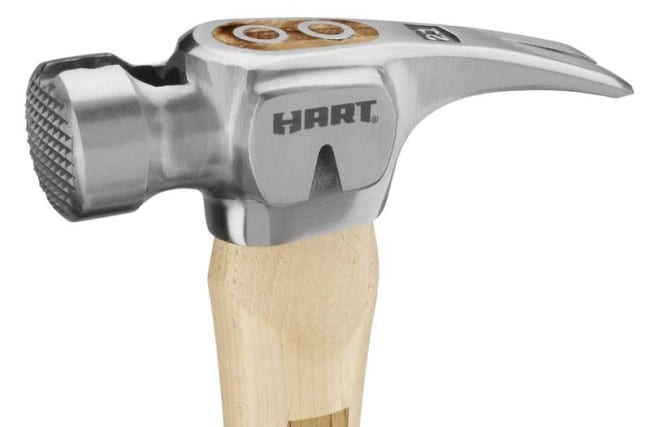 Hart 21 oz Milled Face Hickory Framing Hammer