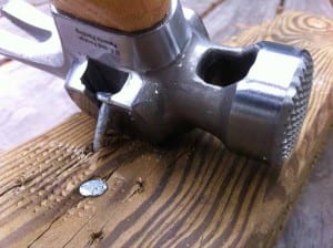 Hart 21 oz Milled Face Steel Framing Hammer nail puller