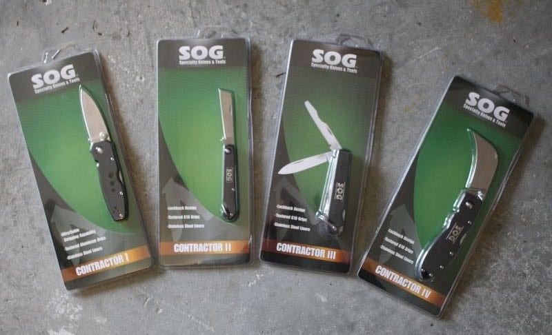 SOG Contractor Knives retail
