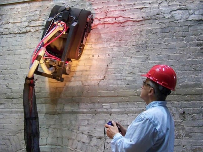 robotic climber 400 ft smooth wall