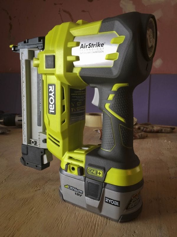 Ryobi P360 Airstrike narrow crown stapler