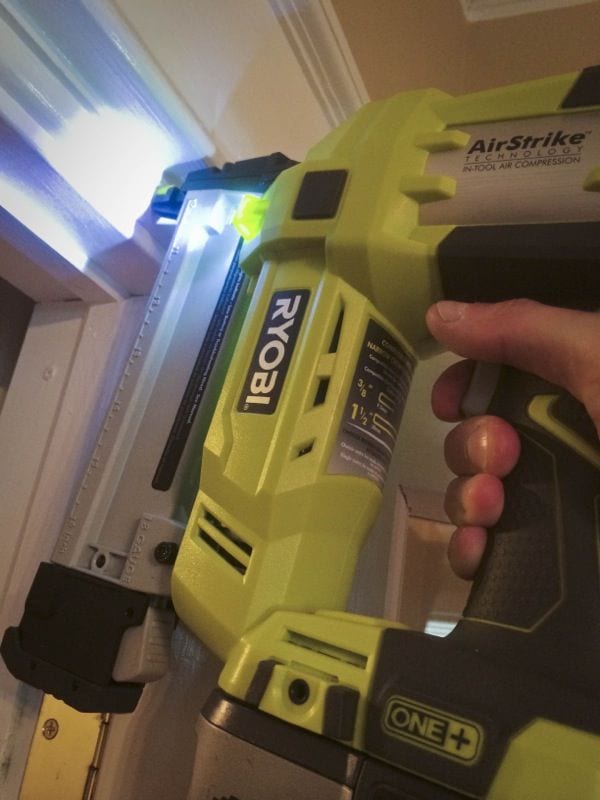 Ryobi P360 nailer trim